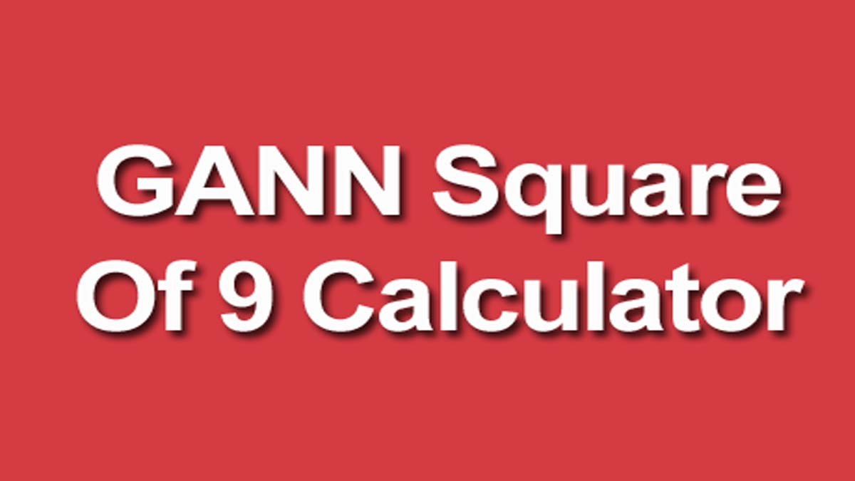 gann square of 9 calculator for excel